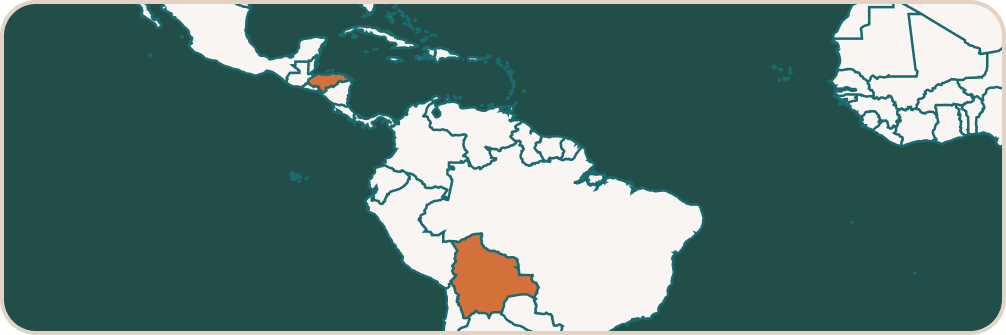 Bolivia, Honduras